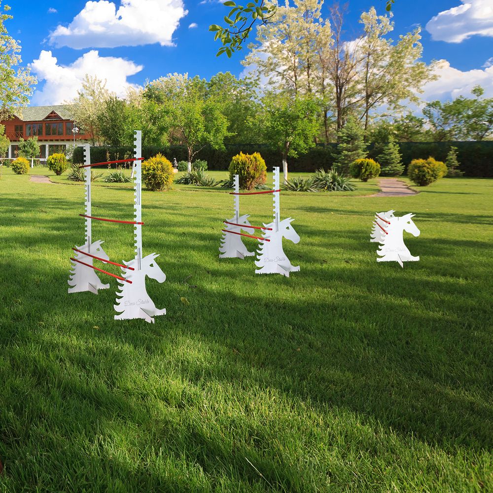 DecoCut Hobby horse hurdle with own stable name