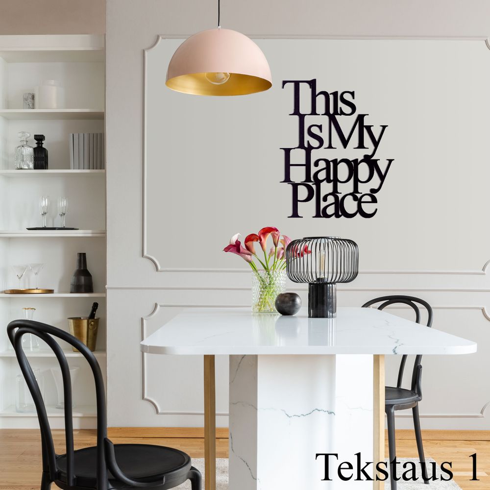 DecoCut Text wall art