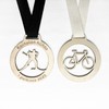 Wooden sports medal with own text, 80 different sports