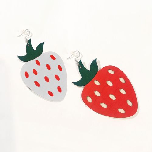 Strawberry or cherry earrings