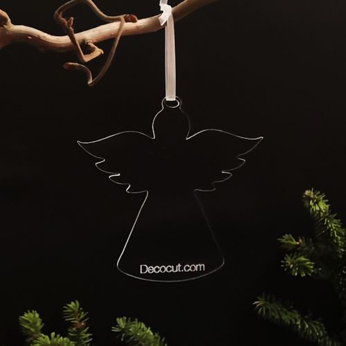Angel decoration with text