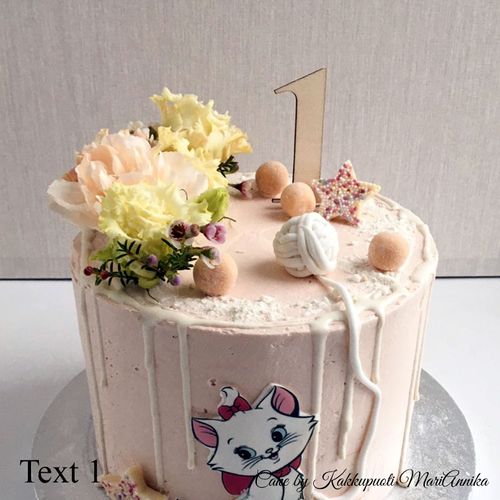 Cake topper, letter or number
