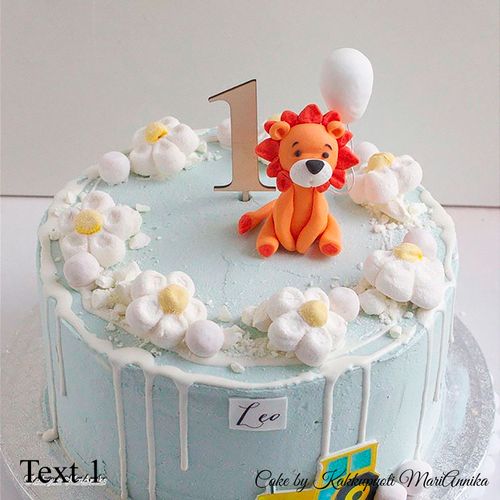 Cake topper, letter or number