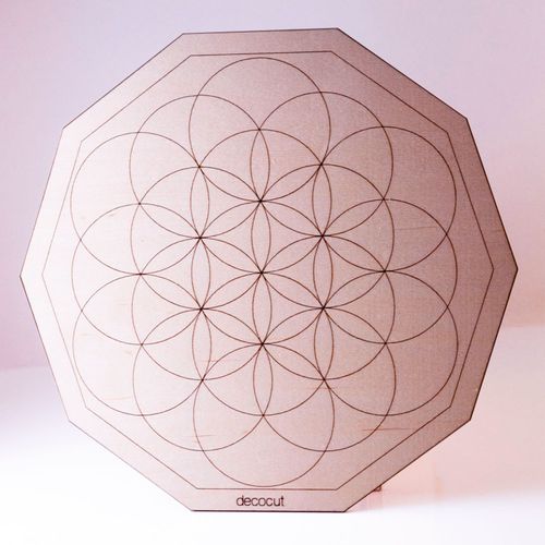 Flower of life tray 