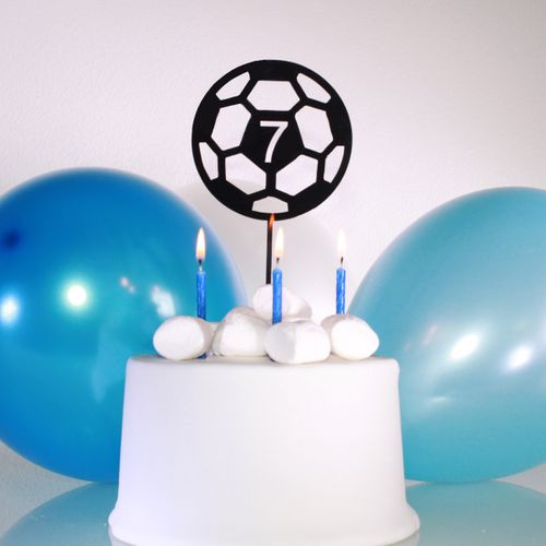 Sports cake topper, different sports