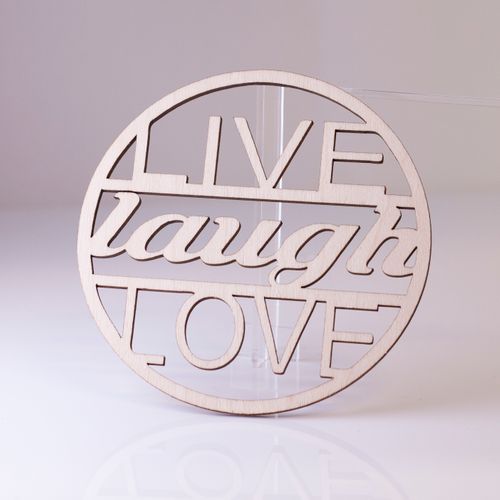 Live-Laugh-Love coasters 4 pcs