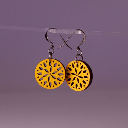 Mandala earrings, small