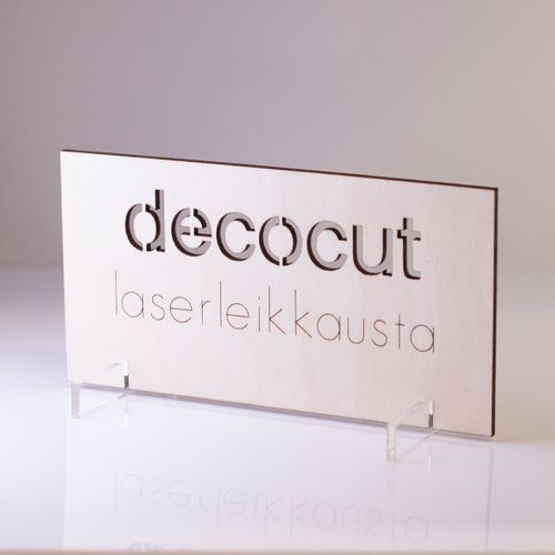 Table sign 