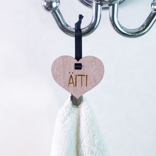 Towel holders with different texts 4 pcs