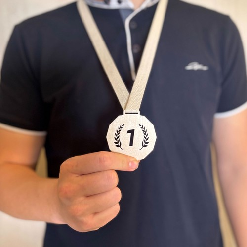 Wooden medal 