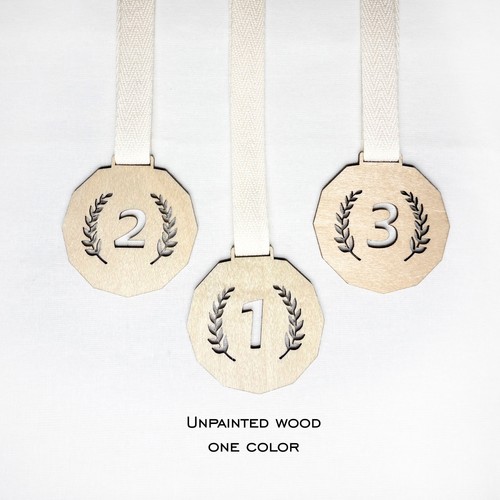 Wooden medal 