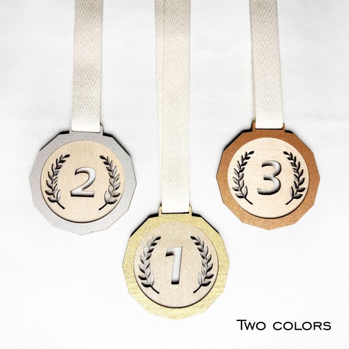 Wooden medal 